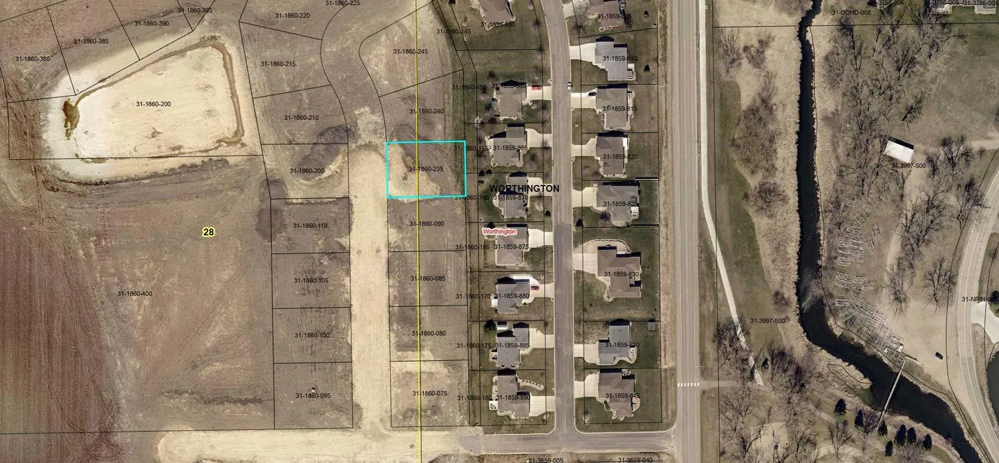 x Campbell Blvd , Worthington, MN 56187