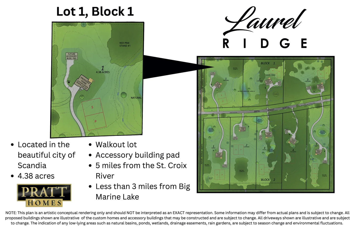 Lot 1 Block 1 205th Street, Scandia, MN 55073