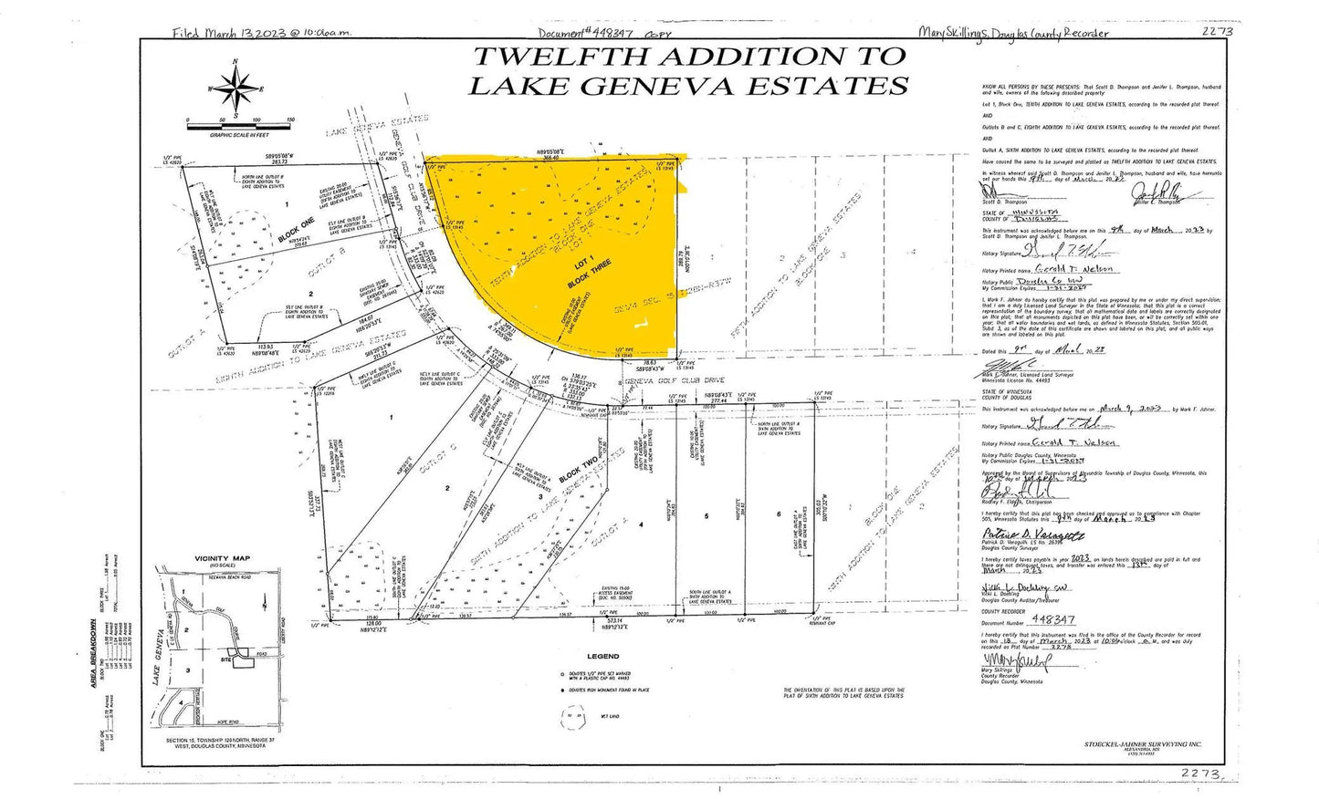 Null Lot 1 Blk 3 Geneva Golf Club Drive , Alexandria, MN 56308