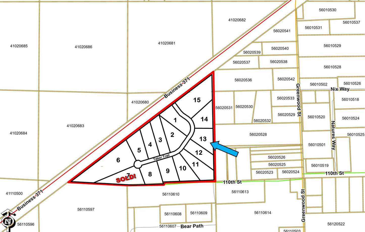 (Lot 13) 11170 Tabor Trail, Crow Wing Twp, MN 56401