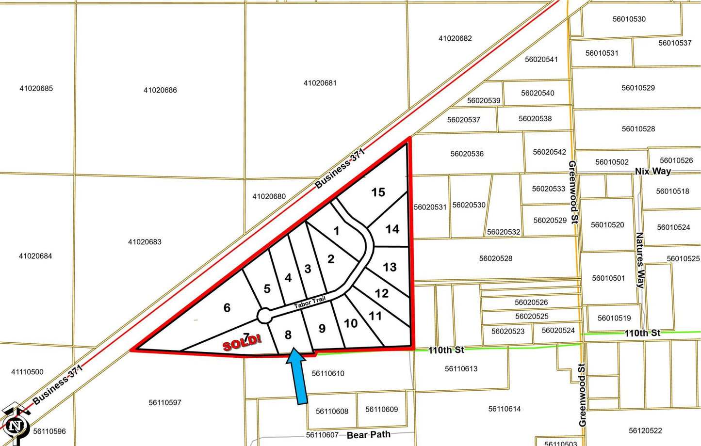 (Lot 8) 11074 Tabor Trail, Crow Wing Twp, MN 56401