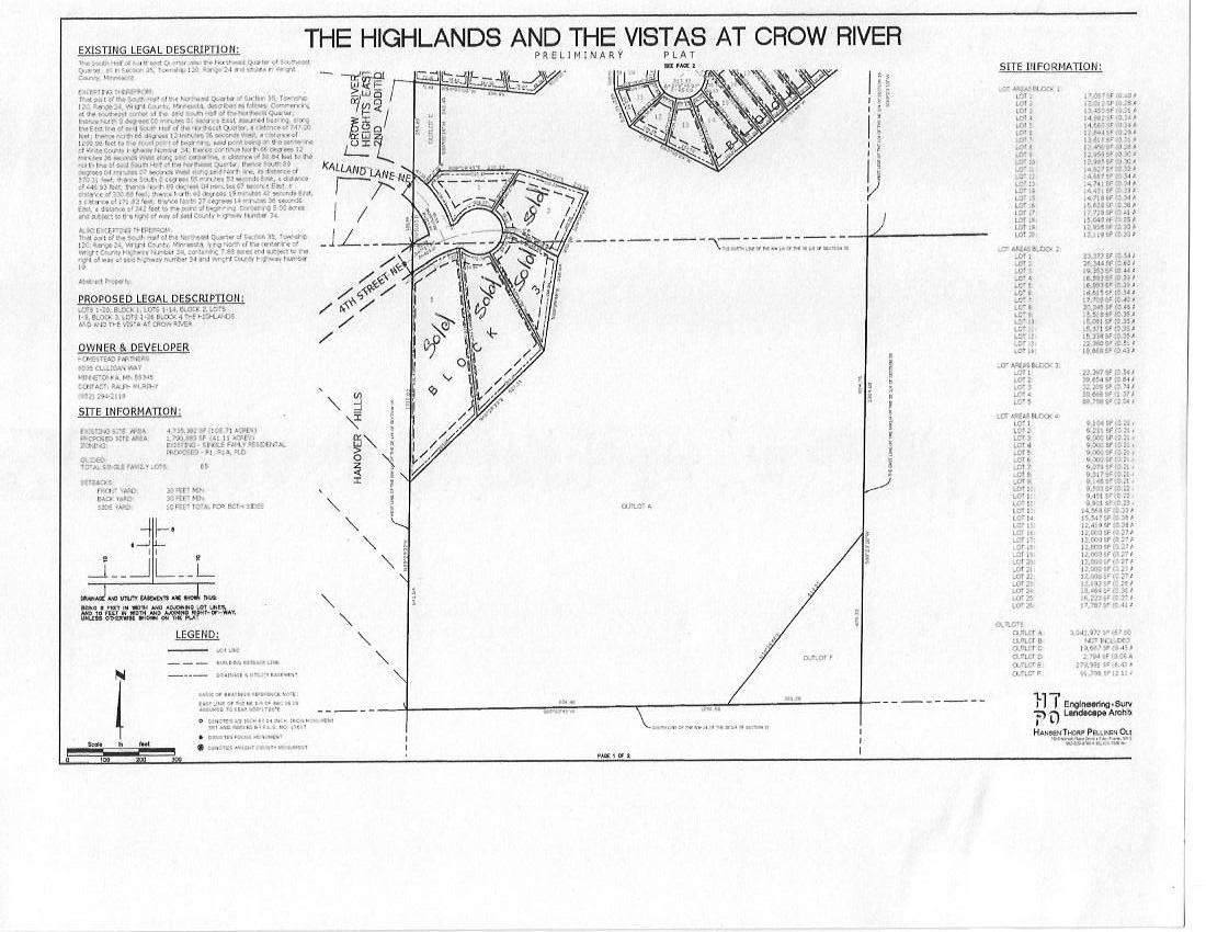 XXXX TBD Lot 5 Block 1 , Hanover, MN 55341