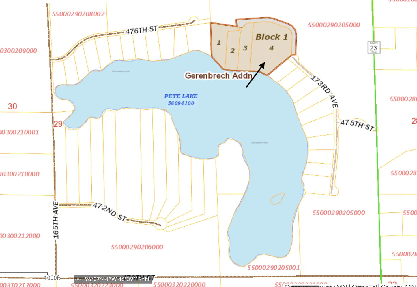 Lot 4 Block 1, 173 Avenue , Pelican Rapids, MN 56572