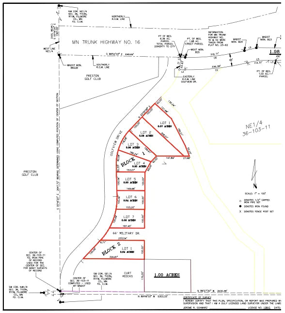 Lot 1 Blk2 Golfview Drive , Preston, MN 55965