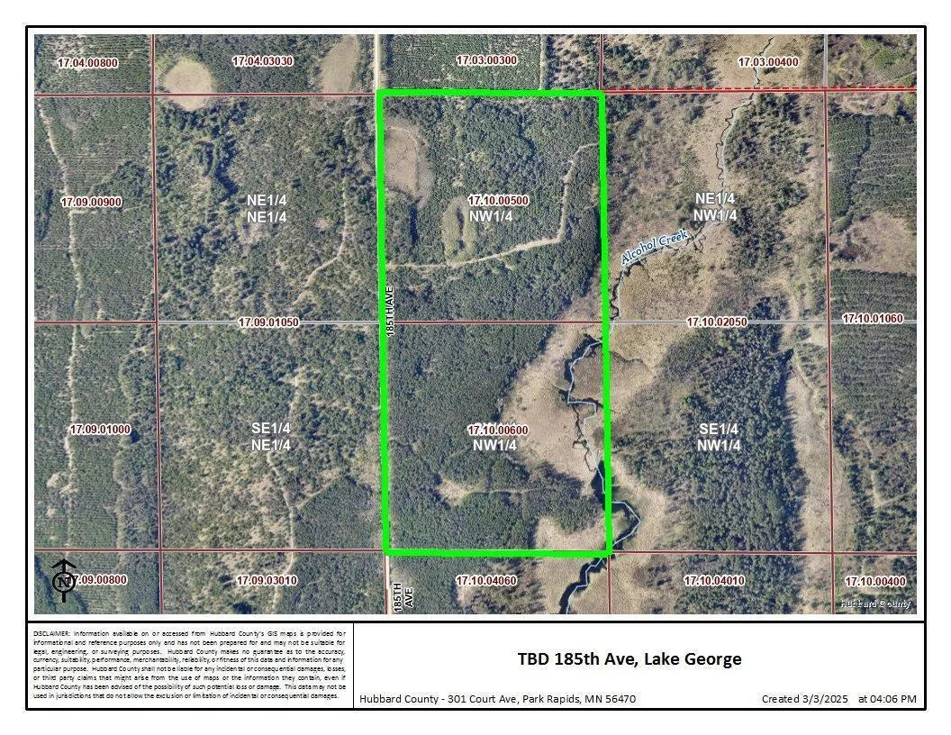 TBD 185th Ave , Lake George, MN 56458