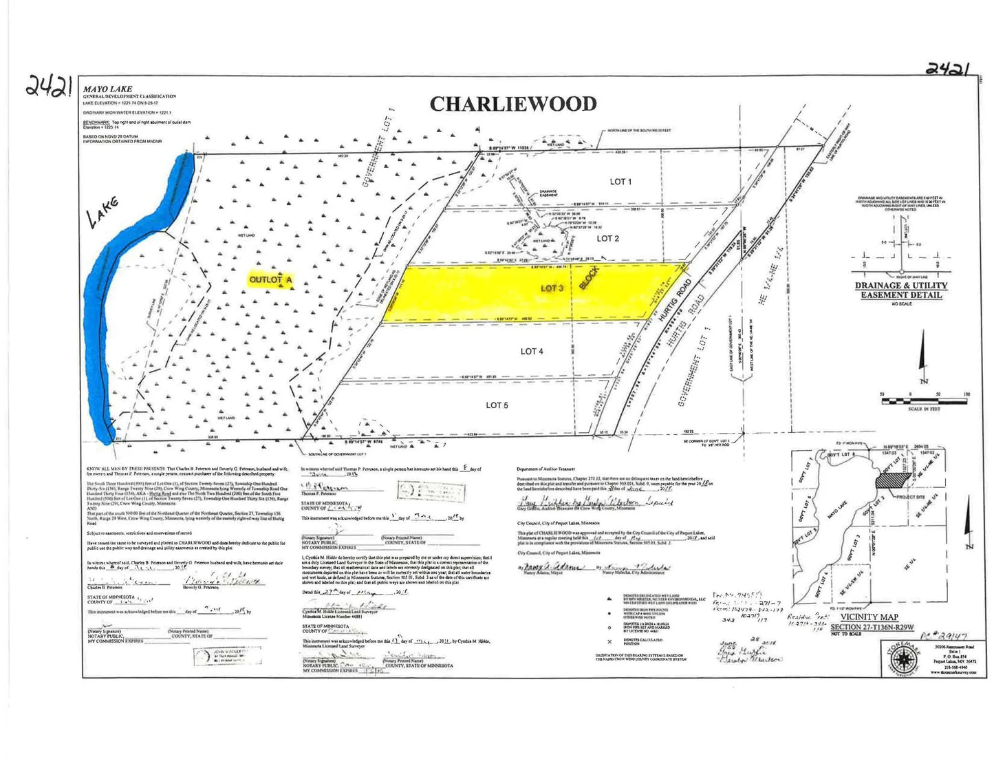 TBD - Lot 3 Hurtig Road , Pequot Lakes, MN 56472