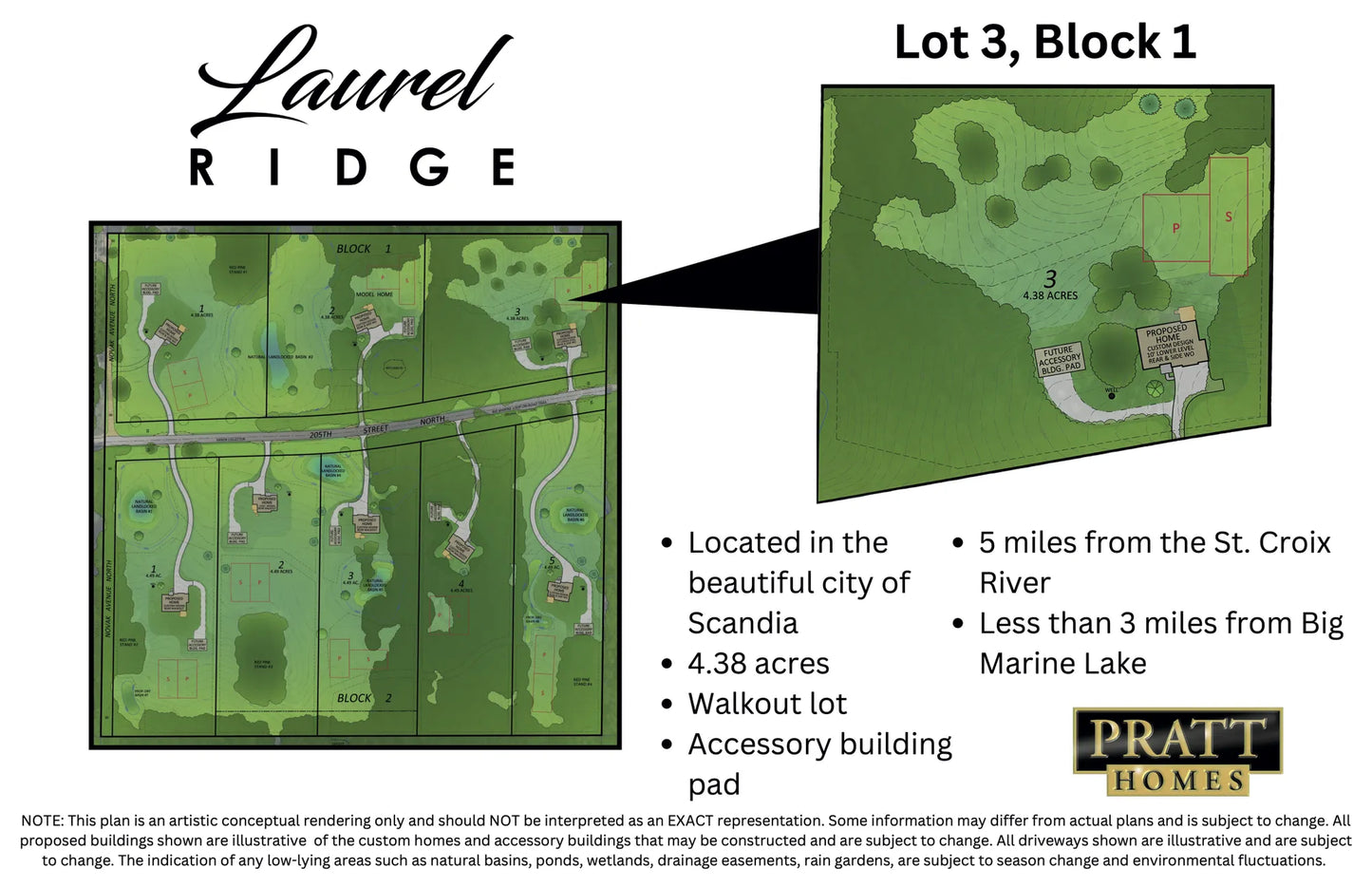 Lot 3 Block 1 205th Street, Scandia, MN 55073