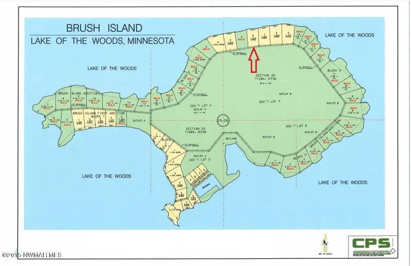 Block 2 Tract 6 Brush Island, Angle Inlet, MN 56711